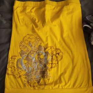 Yellow SouthPole Tubetop